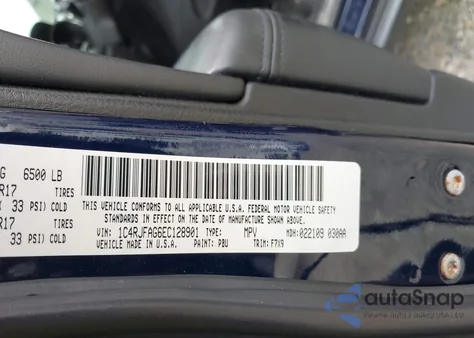 2014 Jeep Grand Cherokee Laredo from USA, damaged, VIN 1C4RJFAG6EC128901